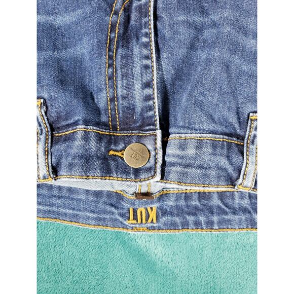 Kut From The Kloth Jeans Size 8 Womens Blue Stretch Mid Rise Slouchy Boyfriend - Picture 7 of 13